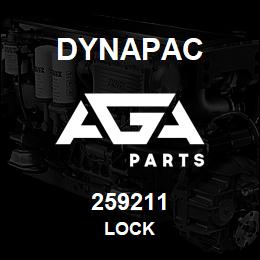 259211 Dynapac Lock | AGA Parts