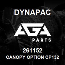 261152 Dynapac Canopy Option Cp132 | AGA Parts