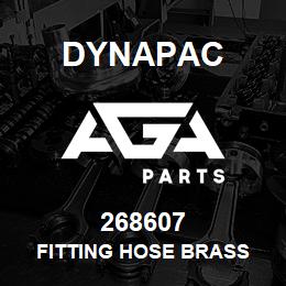 268607 Dynapac Fitting Hose Brass | AGA Parts