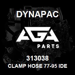313038 Dynapac Clamp Hose 77-95 Ideal Nr 50 52 | AGA Parts