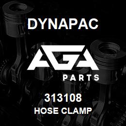 313108 Dynapac Hose Clamp | AGA Parts