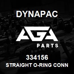 334156 Dynapac Straight O-Ring Connector | AGA Parts