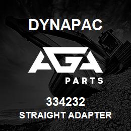 334232 Dynapac Straight Adapter | AGA Parts