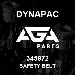 345972 Dynapac Safety Belt | AGA Parts