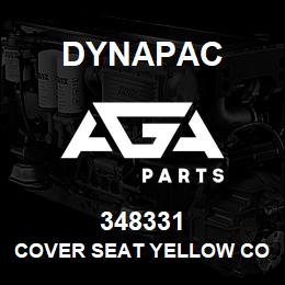 348331 Dynapac Cover Seat Yellow Cover Seat/Ba C | AGA Parts