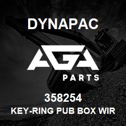 358254 Dynapac Key-Ring Pub Box Wire Wire Is 357643 | AGA Parts