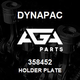 358452 Dynapac Holder Plate | AGA Parts