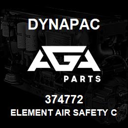 374772 Dynapac Element Air Safety Cp132 S/N 21620158 U | AGA Parts