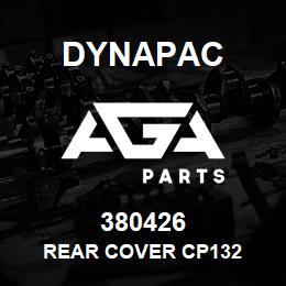 380426 Dynapac Rear Cover Cp132 | AGA Parts