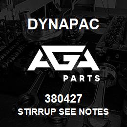 380427 Dynapac Stirrup See Notes | AGA Parts