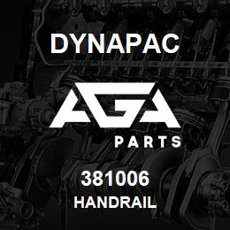 381006 Dynapac Handrail | AGA Parts