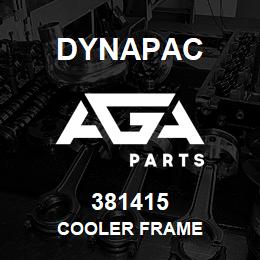 381415 Dynapac Cooler Frame | AGA Parts