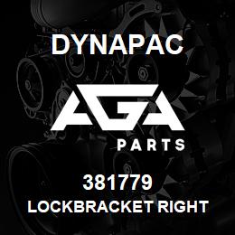 381779 Dynapac Lockbracket Right | AGA Parts