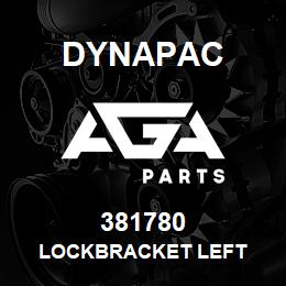 381780 Dynapac Lockbracket Left | AGA Parts