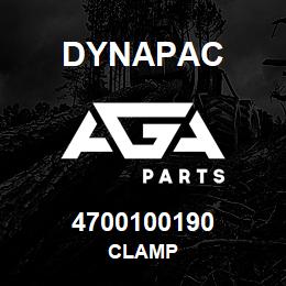 4700100190 Dynapac CLAMP | AGA Parts