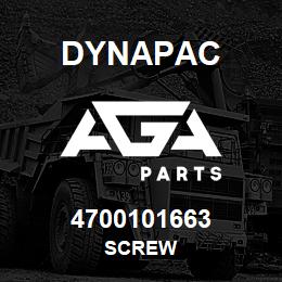 4700101663 Dynapac Screw | AGA Parts