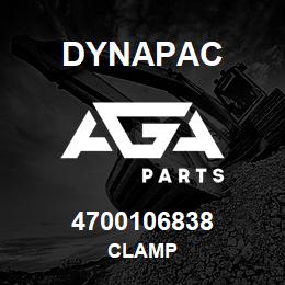 4700106838 Dynapac CLAMP | AGA Parts