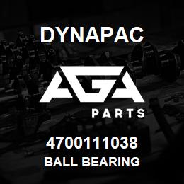 4700111038 Dynapac BALL BEARING | AGA Parts