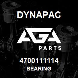 4700111114 Dynapac BEARING | AGA Parts