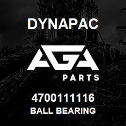 4700111116 Dynapac BALL BEARING | AGA Parts