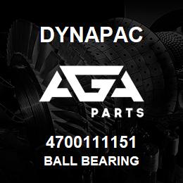 4700111151 Dynapac BALL BEARING | AGA Parts