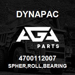 4700112007 Dynapac SPHER,ROLL,BEARING | AGA Parts