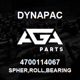 4700114067 Dynapac SPHER,ROLL,BEARING | AGA Parts