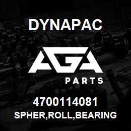 4700114081 Dynapac SPHER,ROLL,BEARING | AGA Parts