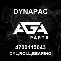 4700115043 Dynapac CYL,ROLL,BEARING | AGA Parts