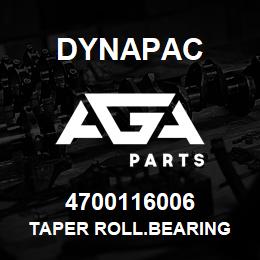 4700116006 Dynapac TAPER ROLL.BEARING | AGA Parts