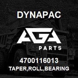 4700116013 Dynapac TAPER,ROLL,BEARING | AGA Parts