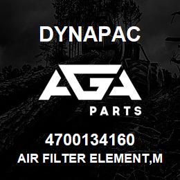 4700134160 Dynapac AIR FILTER ELEMENT,MAIN | AGA Parts
