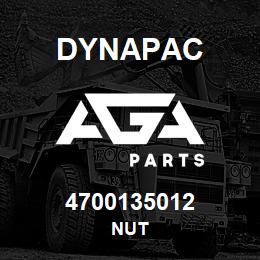 4700135012 Dynapac NUT | AGA Parts