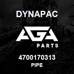 4700170313 Dynapac PIPE | AGA Parts