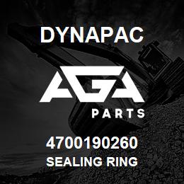 4700190260 Dynapac SEALING RING | AGA Parts