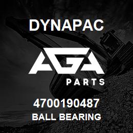 4700190487 Dynapac BALL BEARING | AGA Parts