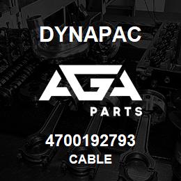 4700192793 Dynapac CABLE | AGA Parts