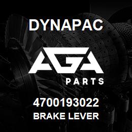4700193022 Dynapac BRAKE LEVER | AGA Parts