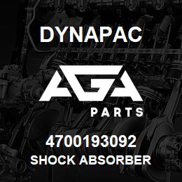 4700193092 Dynapac SHOCK ABSORBER | AGA Parts