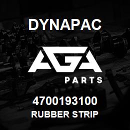 4700193100 Dynapac RUBBER STRIP | AGA Parts