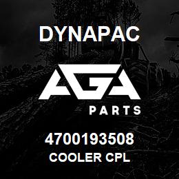 4700193508 Dynapac COOLER CPL | AGA Parts