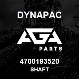 4700193520 Dynapac SHAFT | AGA Parts
