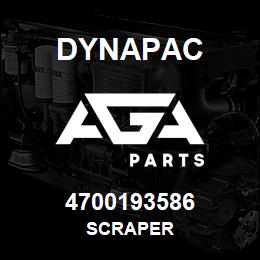 4700193586 Dynapac SCRAPER | AGA Parts