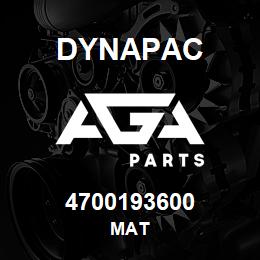 4700193600 Dynapac MAT | AGA Parts