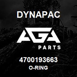 4700193663 Dynapac O-RING | AGA Parts