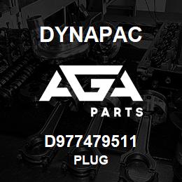 D977479511 Dynapac PLUG | AGA Parts