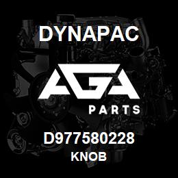 D977580228 Dynapac KNOB | AGA Parts