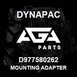 D977580262 Dynapac MOUNTING ADAPTER | AGA Parts