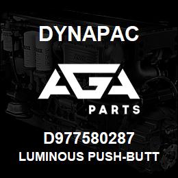 D977580287 Dynapac LUMINOUS PUSH-BUTT | AGA Parts