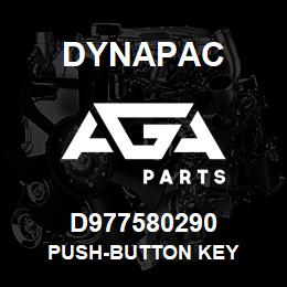 D977580290 Dynapac PUSH-BUTTON KEY | AGA Parts